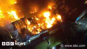 Large fire at businesses was 'accidental'