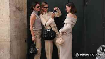 Schulterlange, gestufte Haare sorgen im Frühling für Frische