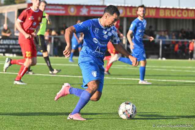 VC Groot-Dilbeek stopt pletwals van leider Leeuw Brucom, maar toch is goalgetter Ilias Benkhaled ontgoocheld: “Er zat echt meer in dan een gelijkspel”