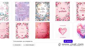 I Used AI To Create a Valentine's Day Card