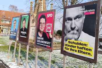Wer manipulierte Wahlplakate in Stemwede?