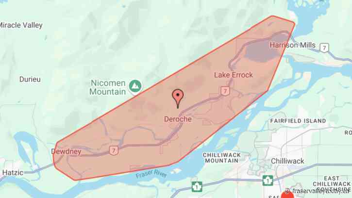 Over 1,500 customers without power in Lake Errock, Highway 7 corridor Tuesday morning