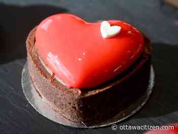 This Ottawa bakery's glossy red cherry chocolate tart is perfect for Valentine's Day
