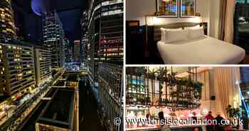 A stylish  hotel with jaw-dropping views and buzzing nightlife in Canary Wharf