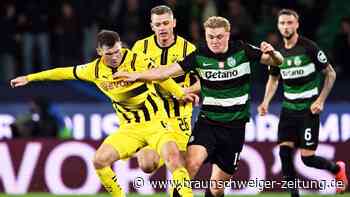 Live! Harmlose BVB-Halbzeit - doch auch Sporting nur einmal gefährlich