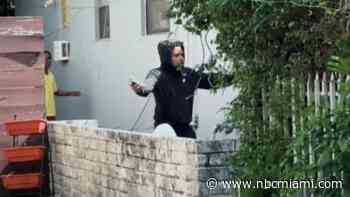 Video shows emotional man banging on NE Miami-Dade home where teen girl died