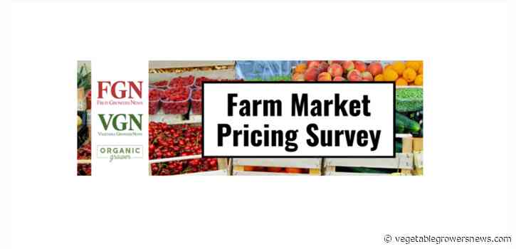 Farm Market Pricing Survey wants operator input