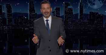 Jimmy Kimmel Pokes Fun at Trump’s Paper Straw Ban