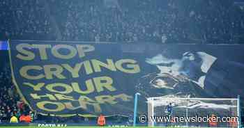 Fans van Manchester City jennen Vinicius Júnior met  spandoek over gemiste Gouden Bal
