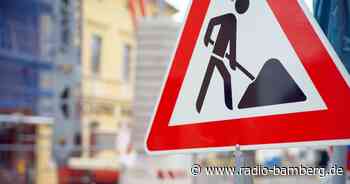 Straßenbauarbeiten bei Bieberbach im Landkreis Forchheim