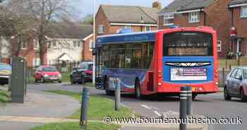 Bus forced to cancel service following crash in Poole