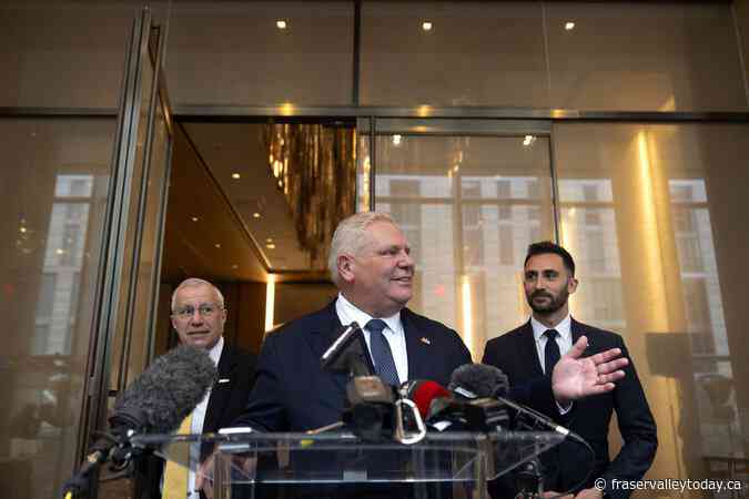 Canada’s 13 premiers in Washington on mission to push back Trump’s tariff threats