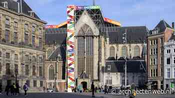 Publiek kan dak Nieuwe Kerk op tijdens restauratie vieringstoren