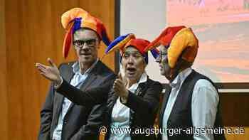 Das Kavernenduo 2.0 nimmt den Landratsamts-Neubau aufs Korn