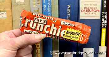 60-year-old Crunchie bar wrapper found hidden in Cambridge University Library