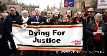 Infected blood compensation for family members moves closer as minister bids to 'reassure' campaigners