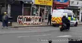 Attempted murder suspect arrested after man stabbed near west London station