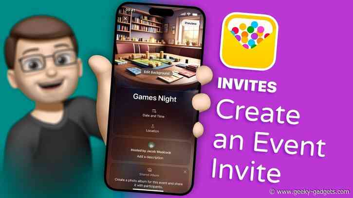 Apple Invites:  A Guide to Creating Custom Event Invitations