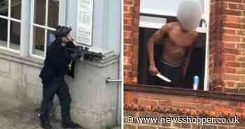 Man still in hospital after 15-hour armed police stand-off in Lewisham
