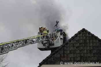 Schoorsteenbrand zorgt voor veel rookontwikkeling