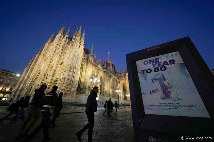 Italy prepares scenic, historic Olympic venues with games now one year away