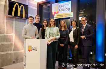 Auftakt Burger Dialog: McDonald's bringt Gen Z und Politiker:innen an einen Tisch