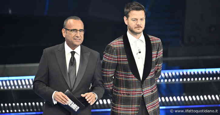 Sanremo 2025, le pagelle dei look della seconda serata | L’Ariston canta “Sei bellissimo” a Carlo Conti e lui reagisce così, Cattelan diventa “Tartelan”