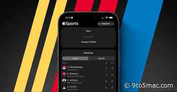 Apple Sports just added NASCAR and MLB Spring Training to the app