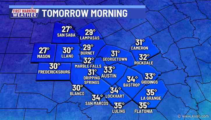 Widespread freeze tonight as winter air returns