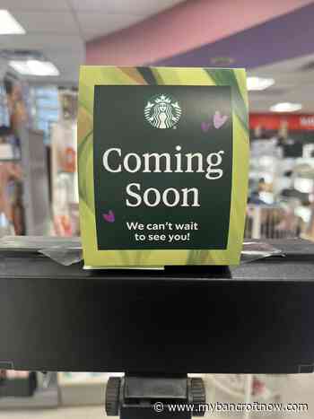 Starbucks opens tomorrow in Bancroft