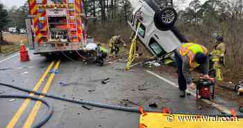 Driver rescued from overturned SUV in Wayne County
