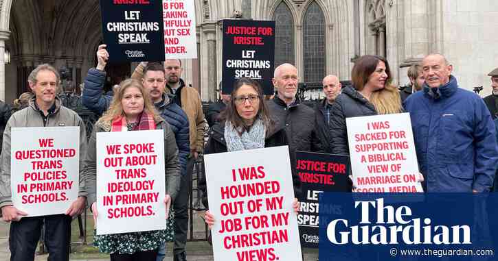 Sacking of Christian school worker over posts about LGBTQ+ lessons unlawful, court rules