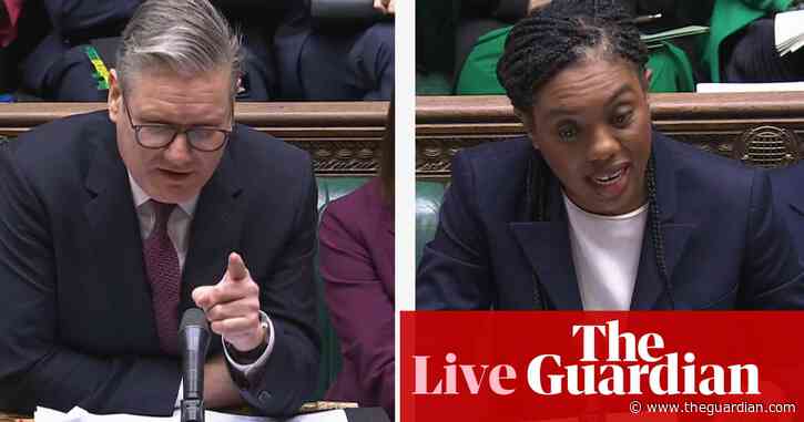Starmer ‘not telling truth’ over Gaza family asylum decision, claims Badenoch, after PMQs clash – as it happened