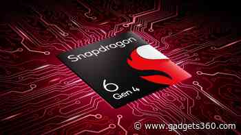 Snapdragon 6 Gen 4 Chipset With Enhancements for Gaming, Generative AI Unveiled