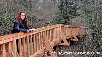 Erster Höhepunkt ist fertig: Panorama-Steg im Calwer Stadtgarten ab Montag begehbar