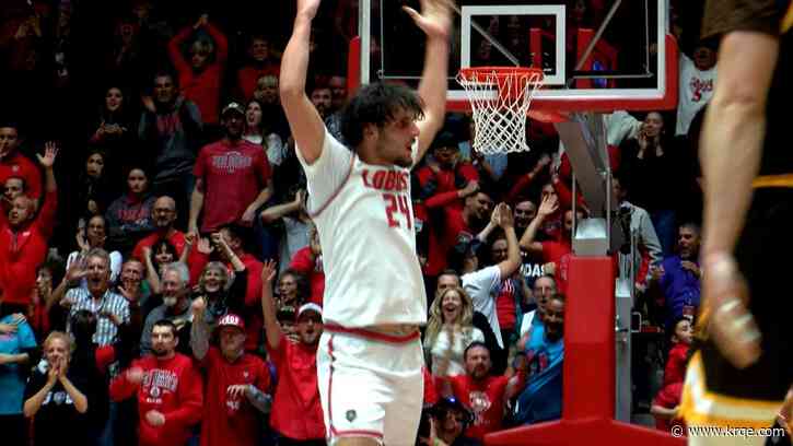 UNM men's basketball comes from behind to beat Wyoming