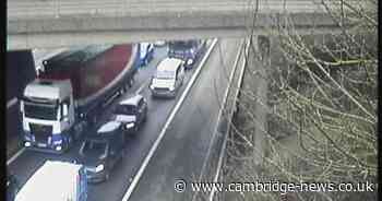 Live M11 updates after crash blocks motorway