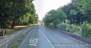 Emergency services called to crash on Wirral street