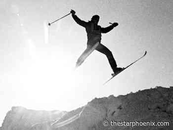 Freestyle skiing competition in Saskatoon in 1984
