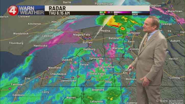 Temps dip, local lake snow sets up