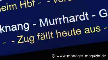 Deutsche Bahn: Immer mehr Züge im Fernverkehr fallen aus