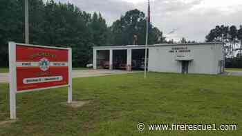 Brush truck fire damages S.C. fire station, injures firefighter
