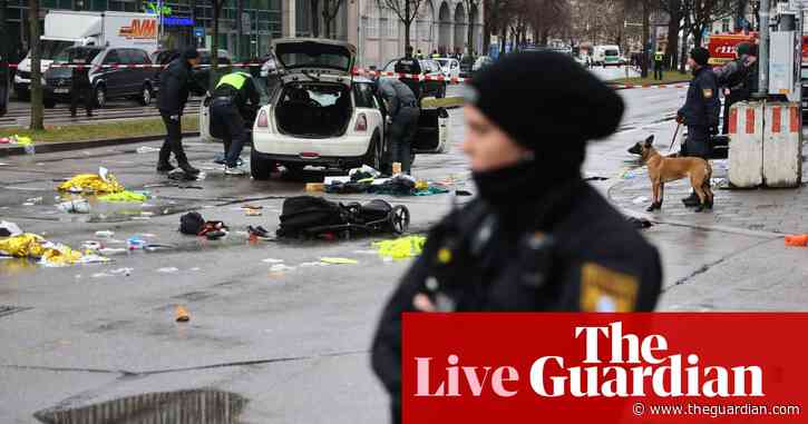 German vice-chancellor condemns ‘senseless act’ of violence after suspected attack in Munich – Europe live