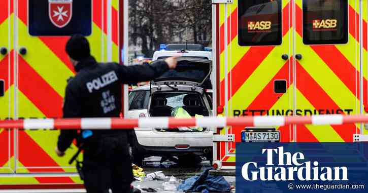 At least 28 injured after car hits union rally in ‘suspected attack’ in Munich