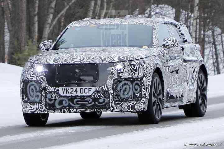 Nieuwe Range Rover Velar zoeft elektrisch door de sneeuw