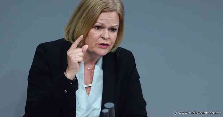Faeser: Rechtsstaat muss «maximale Härte» zeigen