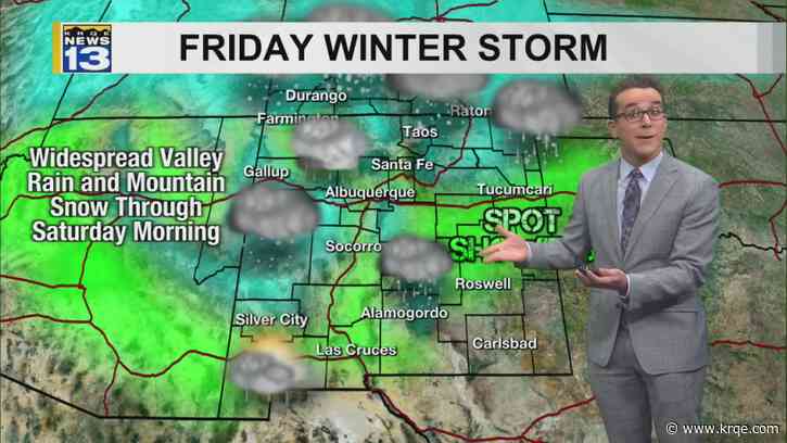 Mild & dry weather before stronger storm on Valentine's Day