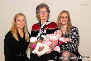 Familie verwelkomt met Milly het eerste viergeslacht