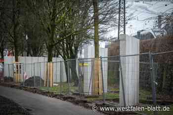 Graffiti-Wand wird später fertig