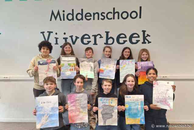 Zintuigen op scherp tijdens Poëzieweek in Middenschool Vijverbeek